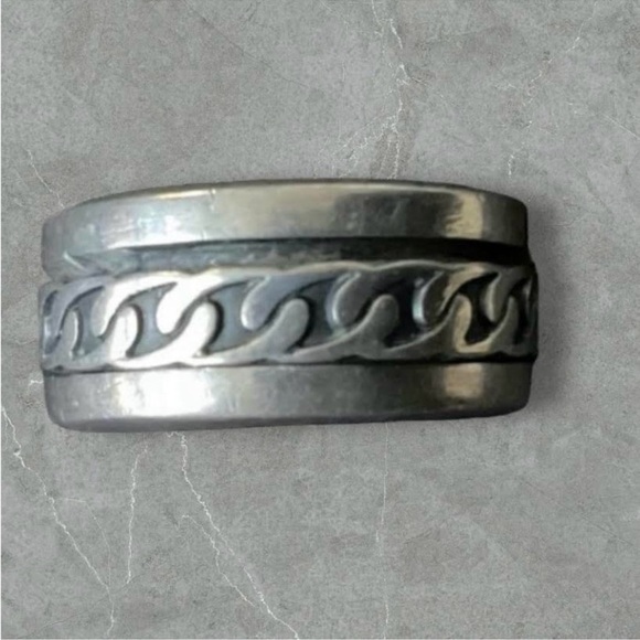 Spinner Ring 925 Silver UNISEX - Picture 2 of 4